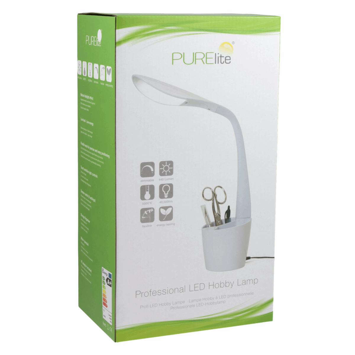 PURElite Hobby Lamp Professional with Accessory Pot (natural daylight LED - mains powered) - Singer Club Offer