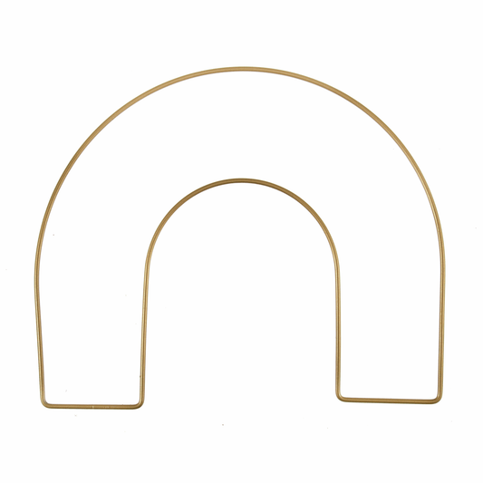 Trimits Gold Metal Rainbow Craft Hoop - 20cm