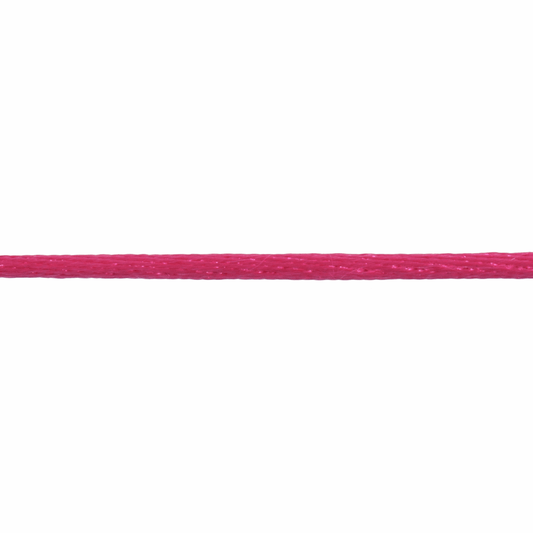 Trimits Magenta Polyester Satin Cord - 50m x 2mm