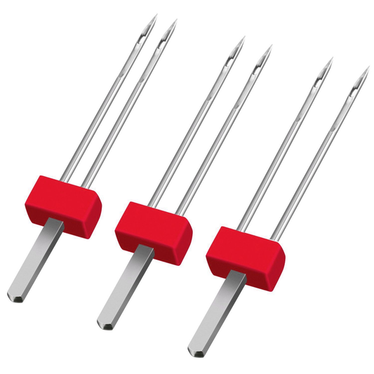Singer Studio Twin Needle 3-Pack, 2-4mm, Medium